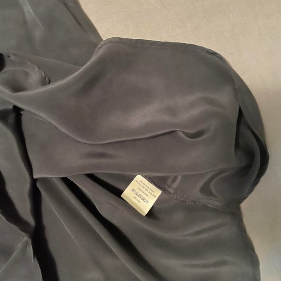 S NEW ELOISE for Anthropologie Silk Tank Cami Relaxed Scalloped Bottom Racerback - Picture 4 of 4